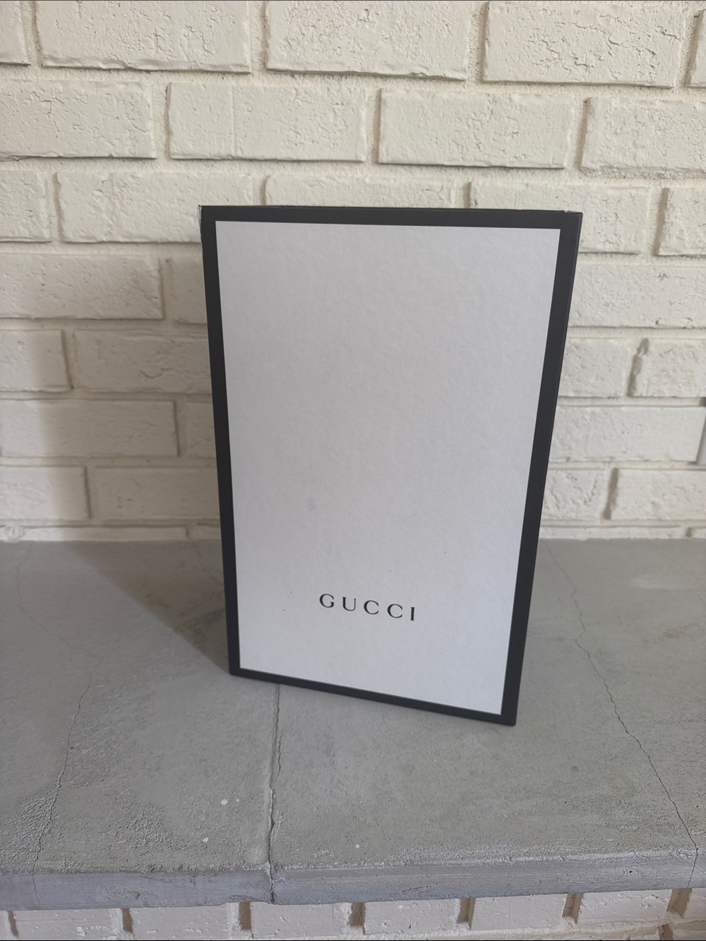 Gucci Black and White Logo Panel Accent